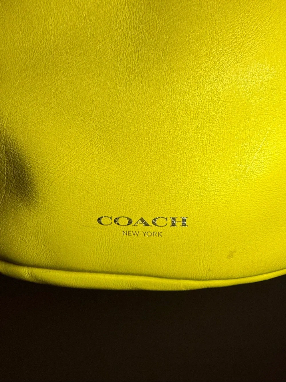 Coach Legacy Archival Bucket Bag | Rare Chartreuse Yellow Glove-Tanned Leather
